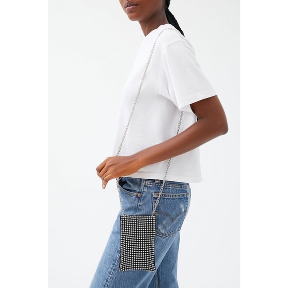 Steve Madden Call Me Rhinestone Crossbody Bag - Picture 4 of 5